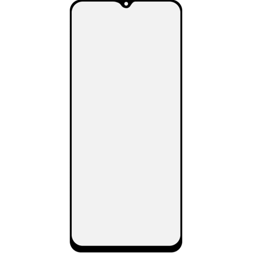 Защитное стекло LuxCase для ITEL S23 2.5D Full Glue (черная рамка)