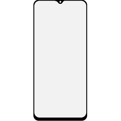 Защитное стекло LuxCase для ITEL S23 2.5D Full Glue (черная рамка)
