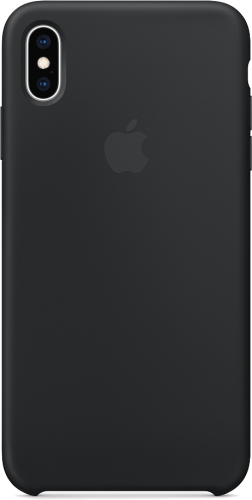 Чехол-крышка Apple для iPhone XS Max, силикон, черный (MRWE2)