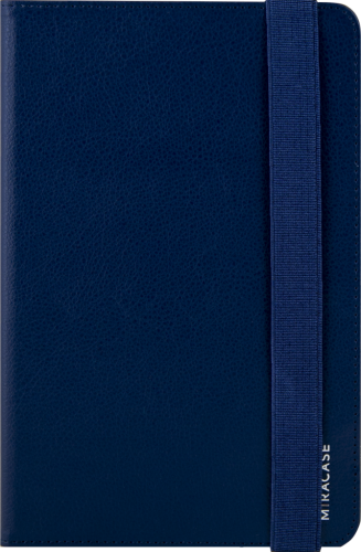 Чехол-книжка Miracase для планшета 8707 универсальный 7-8'', кожзам, синий