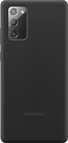 Чехол-крышка Samsung PN980TBEGRU для Note 20, силикон, черный