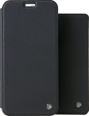 Чехол-книжка + обложка на паспорт FashionTouch для Honor 7C/7A Pro, полиуретан, черный