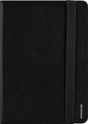 Чехол-книжка Miracase для планшета 8707 универсальный 9-10'', кожзам, черный