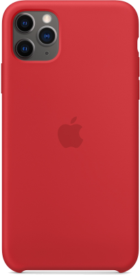 Чехол-крышка Apple для iPhone 11 Pro Max, силикон, красный (MWYV2)