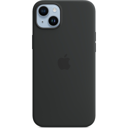 Чехол-крышка Apple MagSafe для iPhone 14 Plus, силикон, черный (MPT33)