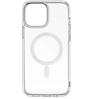 Чехол-крышка Deppa для Apple iPhone 15 Pro MagSafe, термополиуретан, прозрачный