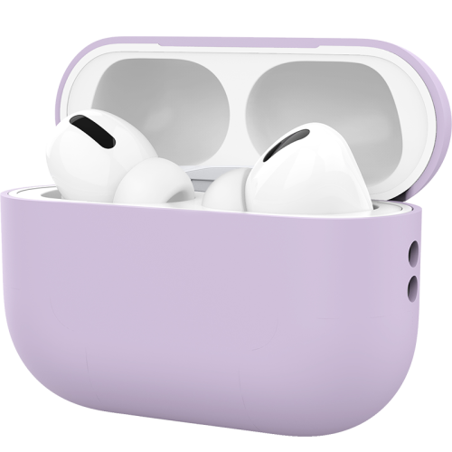 Чехол Deppa для футляра наушников Apple AirPods Pro 2, силикон, лавандовый