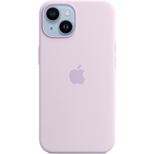 Чехол-крышка Apple MagSafe для iPhone 14, силикон, сиреневый (MORY3)