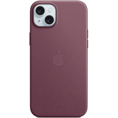 Чехол-крышка Apple with MagSafe для Apple iPhone 15 Plus, кожзам, бордовый