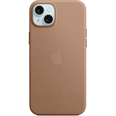 Чехол-крышка Apple FineWoven Case with MagSafe для Apple iPhone 15 Plus, бежевый (MT473)