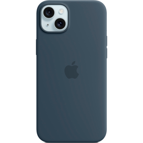 Чехол-крышка Apple Silicone Case with MagSafe для Apple iPhone 15 Plus, силикон, синий (MT123ZM/A)