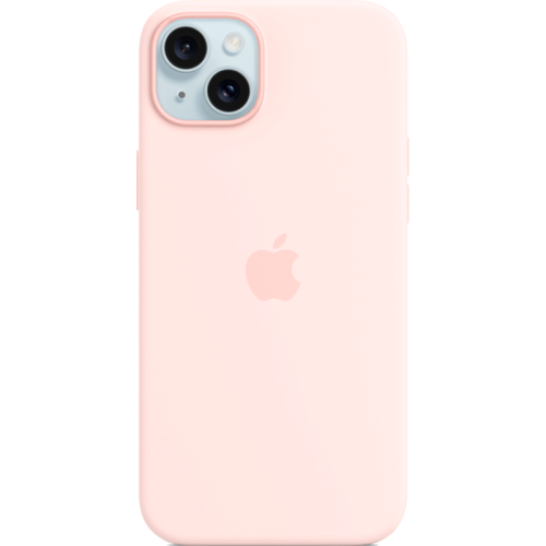 Чехол-крышка Apple Silicone Case with MagSafe для Apple iPhone 15 Plus, силикон, розовый (MT143ZM/A)
