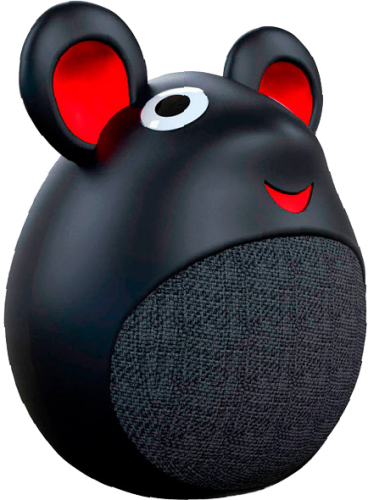 Колонка портативная  InterStep Little Mouse, черная