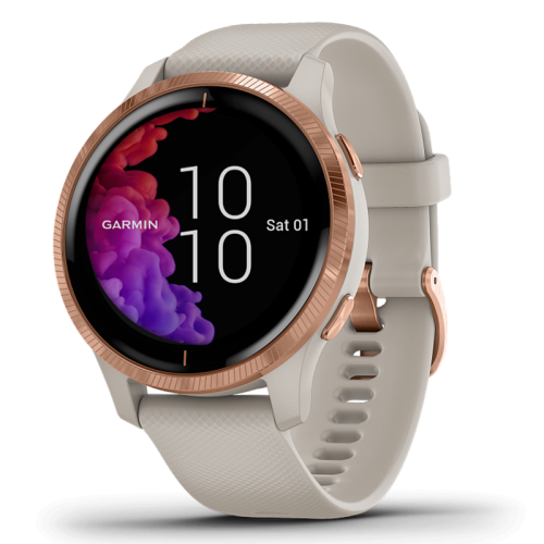 Умные часы  Garmin Venu, розово-серый (010-02173-24)