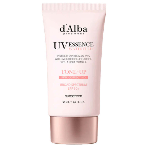 Солнцезащитный крем с персиковым подтоном d'Alba Waterfull Tone-Up Sun Cream SPF50+ PA++++