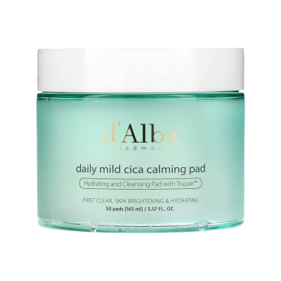 Успокаивающие пэды с белым трюфелем d'Alba Daily Mild Cica Calming Pad