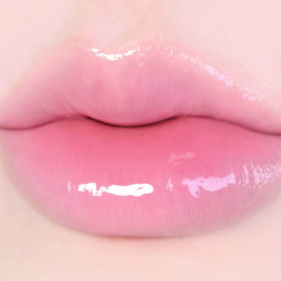 Мини-блеск для губ с влажным сиянием Milk Touch Dew Stain Sheer Lip Gloss Mini Keyring 02 Bubbly Pink