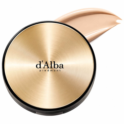 Стойкий кушон с сияющим финишем d'Alba Glow Fit Serum Cover Cushion SPF50+ PA++++ 21