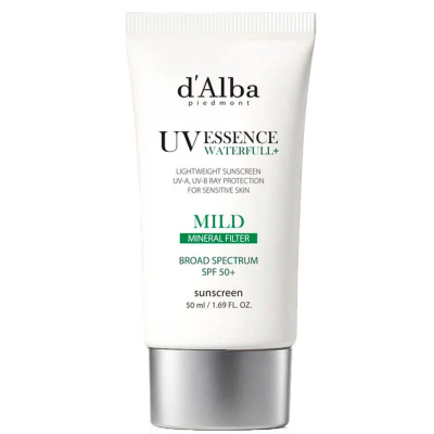 Минеральный солнцезащитный крем d'Alba Waterfull Mild Sun Cream SPF50+ PA++++