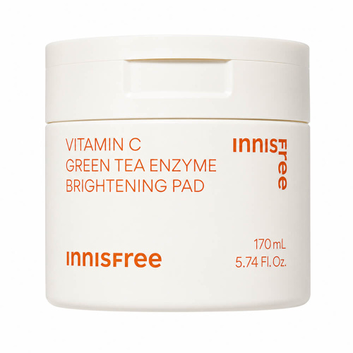 Осветляющие пэды с витамином С Innisfree Vitamin C Green Tea Enzyme Brightening Pad