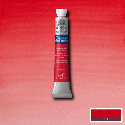 ?Акварель Winsor&Newton "Cotman" 8 мл Кадмий Красный темный