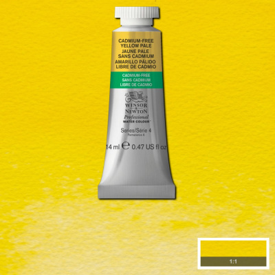 Акварель Winsor&Newton "Professional" в тюбике 14 мл Желтый палевый без кадмиевый