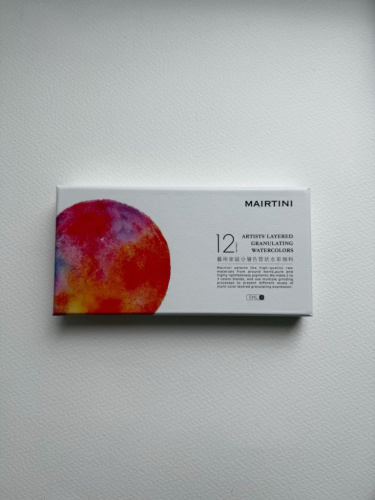 Набор акварели с грануляцией Mairtini "Artists' Layered Granulating", новая версия