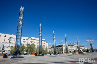 Архитекторы потребовали демонтировать торговые киоски на площади Республики в Якутске / Дмитрий Осипов Якутск Якутск Республика Саха (Якутия)