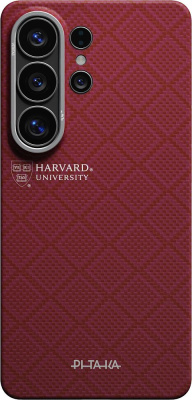 Чехол Pitaka x Harvard University Edge Case для Samsung Galaxy S26 Ultra красный