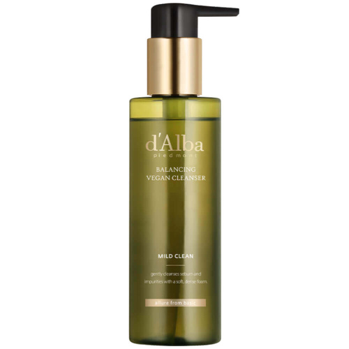 Мягкий гель для умывания с белым трюфелем d'Alba Mild Skin Balancing Vegan Cleanser