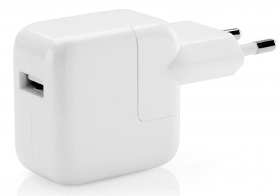 Сетевое зарядное устройство Apple 12W USB (белый) (MD836)
