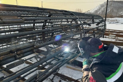 В марте начнется сборка коффердамов Ленского моста / ЯСИА   