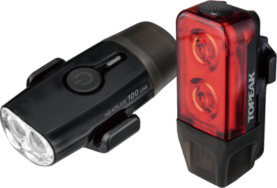 Комплект фонарей Topeak POWERLUX USB COMBO TMS098 (красный / белый)