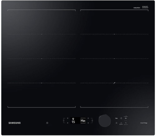 Индукционная варочная поверхность Samsung Extended Flex Zone Plus 59 см, черный