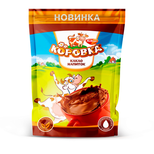Какао напиток растворимый Коровка, 200 гр.
