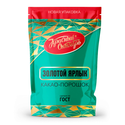 Какао Золотой Ярлык, Красный Октябрь, 90 гр.