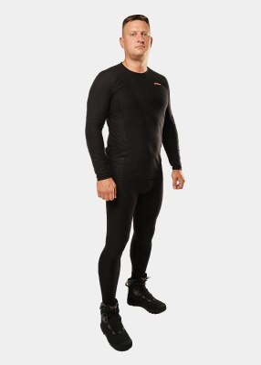 Термобелье Remington Thermal Reflective черное — до -25°C для охоты и туризма