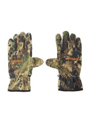 Перчатки Remington Hunter Green Forest — флис 250 gsm, усиленный хват, камуфляж