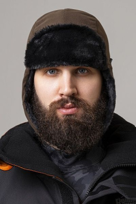 Шапка-ушанка Remington North Ice Brown — до -30°C для охоты и рыбалки