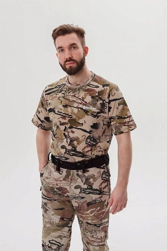 Футболка Remington Safari из хлопка для охоты и активного отдыха