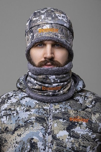 Комплект Remington Tactical Soft Winter Forest: шапка и снуд для охоты