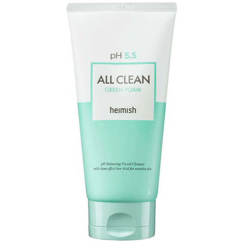 Слабокислотный гель для умывания Heimish pH 5.5 All Clean Green Foam