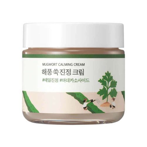 Успокаивающий крем-гель с экстрактом полыни Round Lab Mugwort Calming Cream