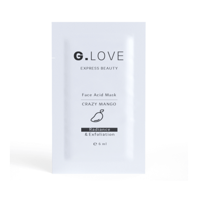 Энзимная маска-эксфолиант с комплексом кислот G.Love Face Acid Mask Crazy Mango - саше 6 мл