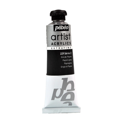 Акрил Pebeo "Artist" 37 мл Пейн серый