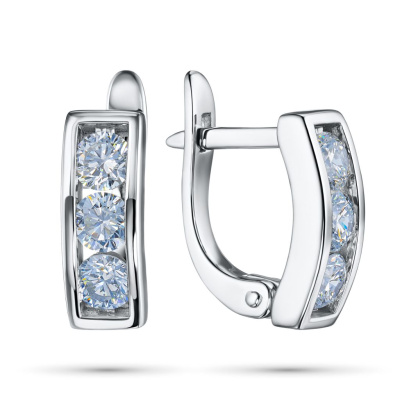 Серьги из белого золота э4712сг08200954