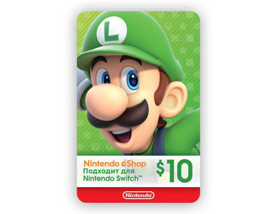Карта оплаты Nintendo eShop 10 USD USA [Цифровая версия]