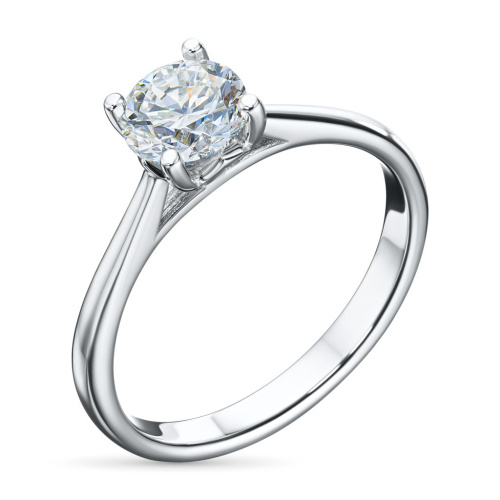 Кольцо из белого золота с бриллиантом э4001кц07220864