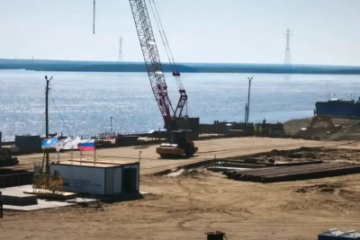 Айсен Николаев рассказал Владимиру Путину о строительстве Ленского моста / ЯСИА   