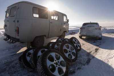 Впервые компания «Север Авто» тестирует шины на испытательном полигоне в Якутии / ЯСИА   